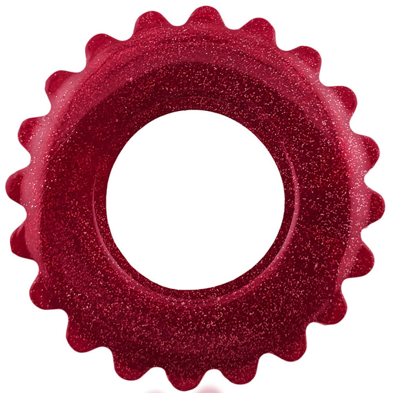 Oxballs Cockring Plushy 26 mm Cherry Lips